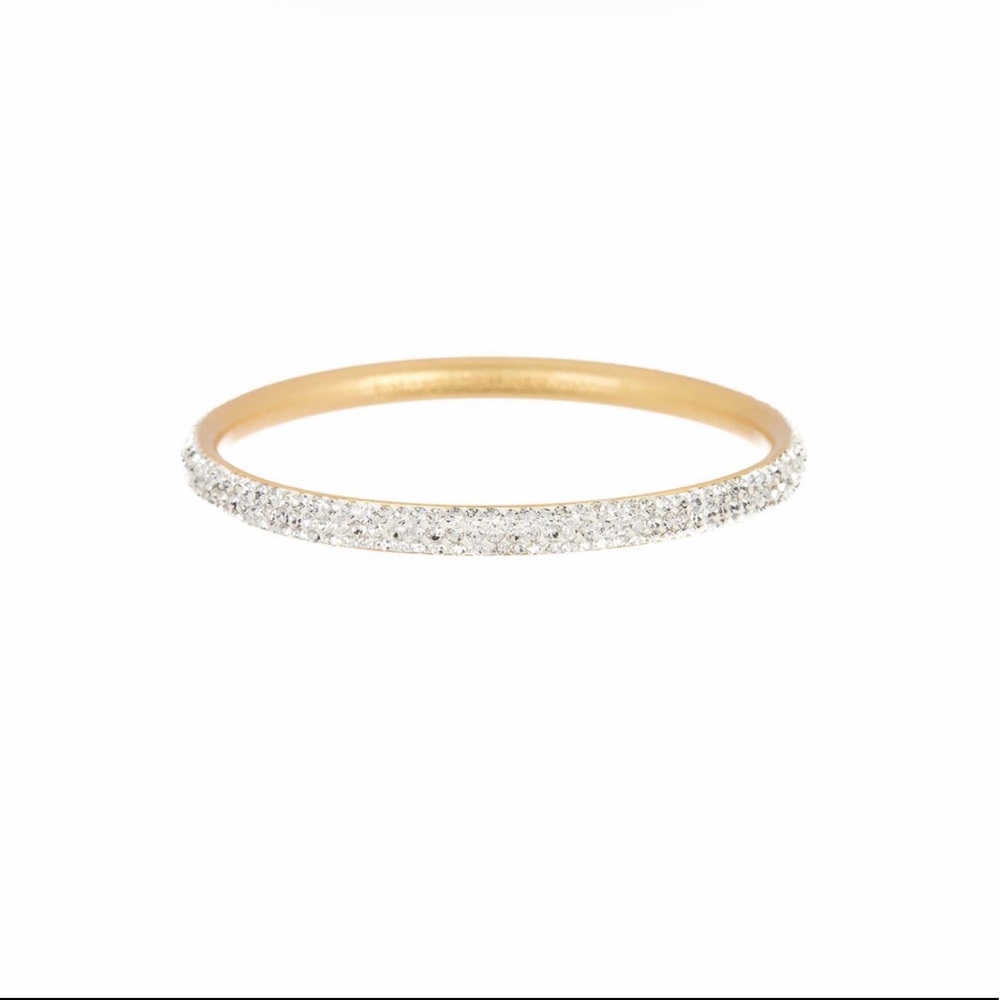 NWT Kate Spade New York Gold Pave Bangle - Picture 1 of 1